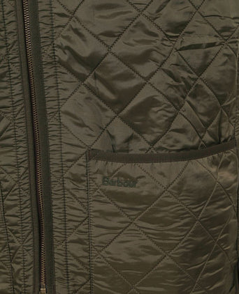 Barbour voering polarquilt groen