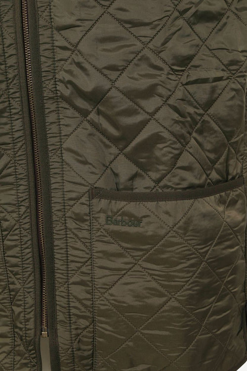 Barbour voering polarquilt groen