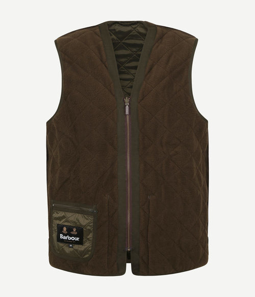 Barbour voering polarquilt groen