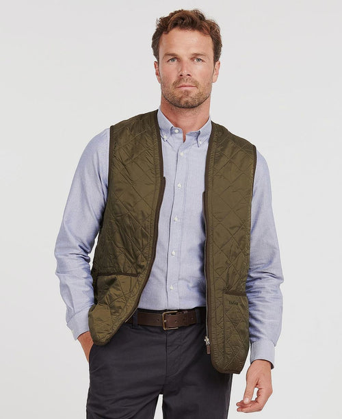 Barbour voering polarquilt groen