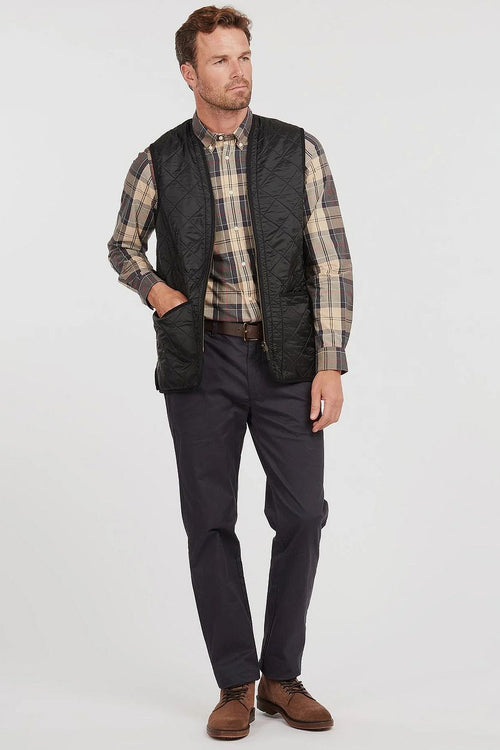 Barbour voering polarquilt zwart