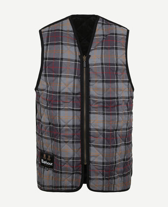 Barbour voering quilted zip-in zwart