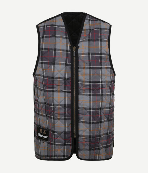 Barbour voering quilted zip-in zwart