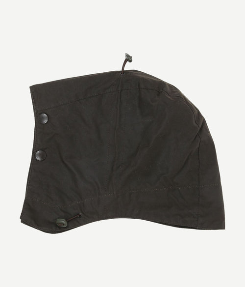 Barbour waxed storm capuchon olijfgroen