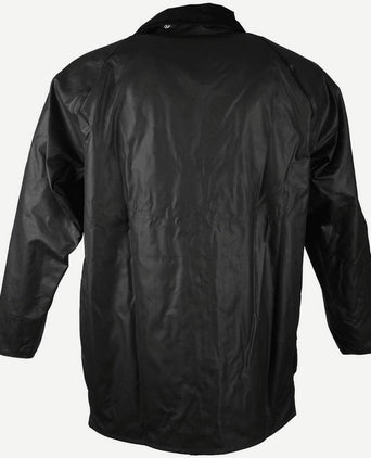 Barbour waxjas Beaufort zwart | Regular-fit