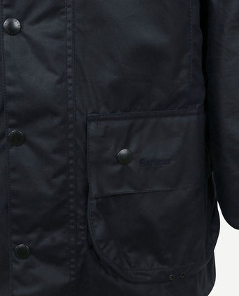 Barbour waxjas Beaufort donkerblauw | Regular-fit
