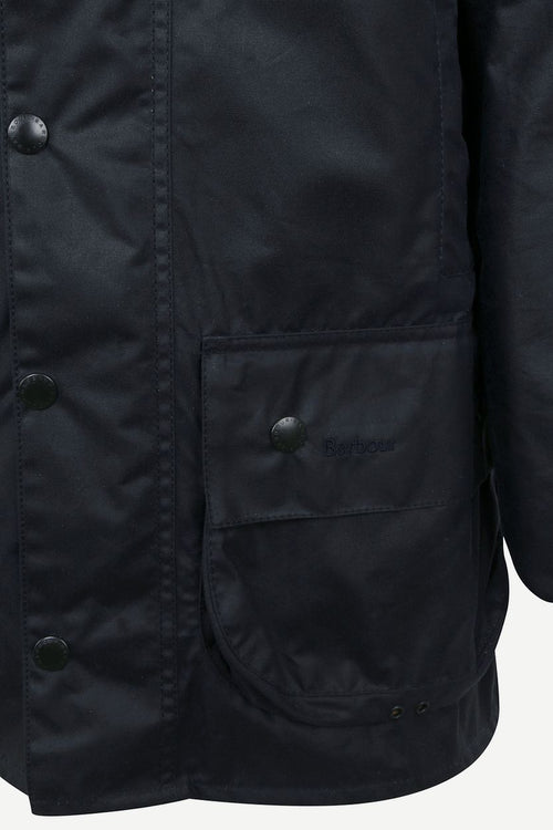 Barbour waxjas Beaufort donkerblauw | Regular-fit