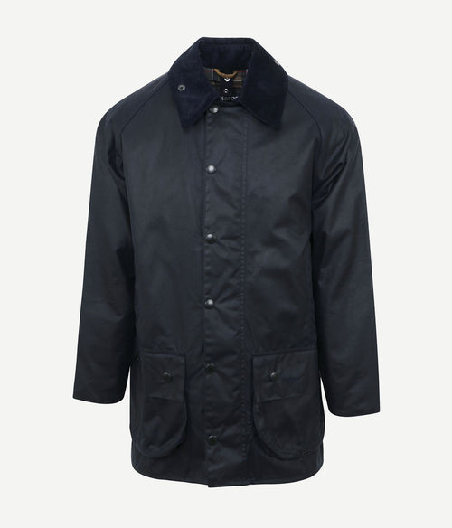 Barbour waxjas Beaufort donkerblauw | Regular-fit