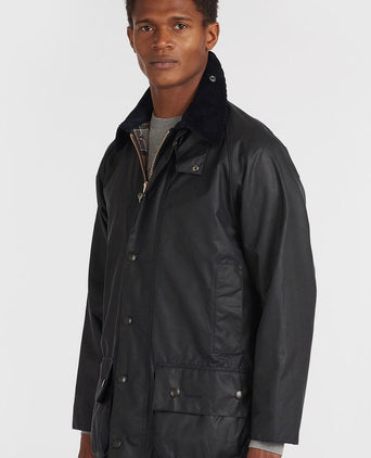 Barbour waxjas Beaufort donkerblauw | Regular-fit