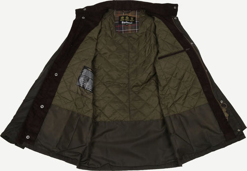Barbour waxjas Corbridge olive