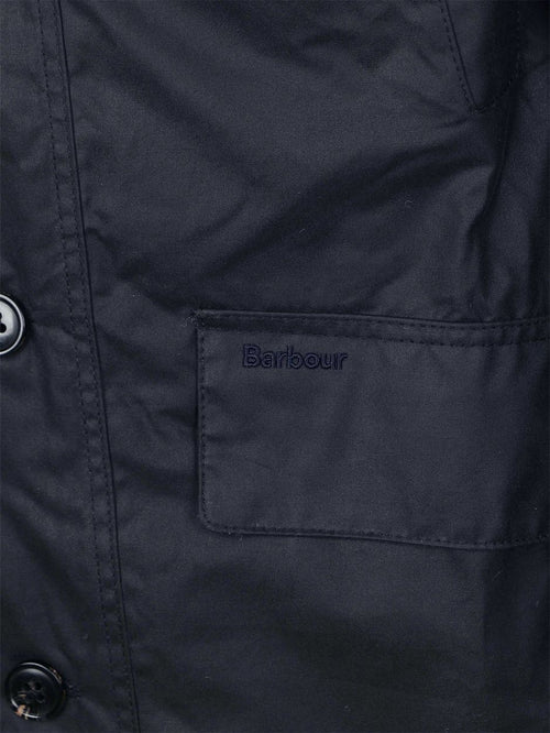 Barbour waxjas mac donkerblauw | Regular-fit