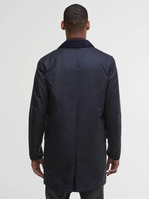 Barbour waxjas mac donkerblauw | Regular-fit