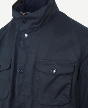 Barbour waxjas ogston donkerblauw | Regular-fit