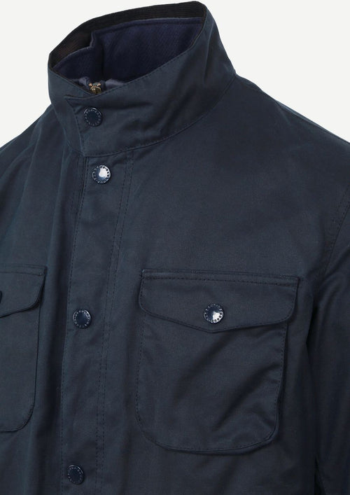 Barbour waxjas ogston donkerblauw | Regular-fit