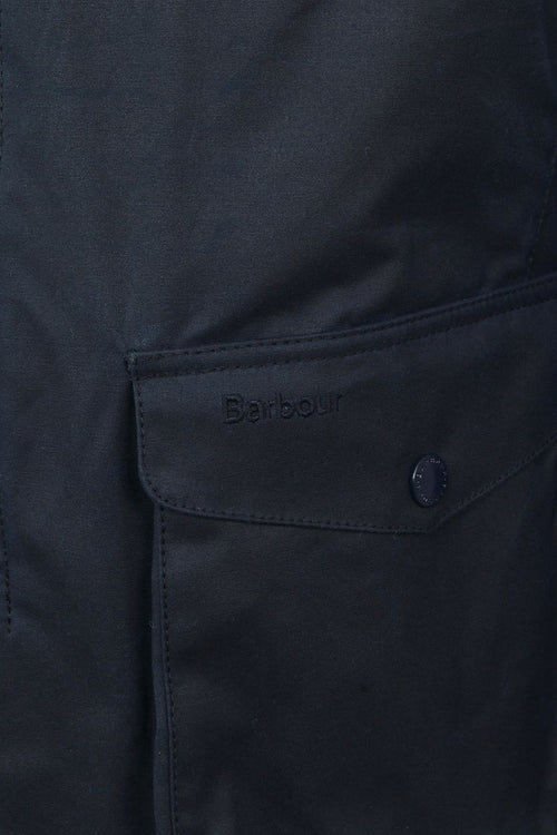 Barbour waxjas ogston donkerblauw | Regular-fit