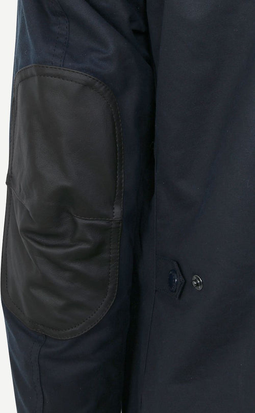 Barbour waxjas ogston donkerblauw | Regular-fit