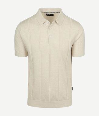 Wellburn knitted polo ecru Wellburn knitted polo ecru