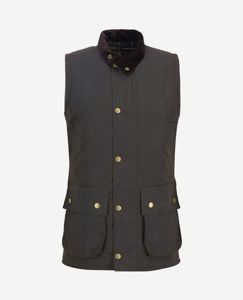 Westmoreland wax bodywarmer olijfgroen