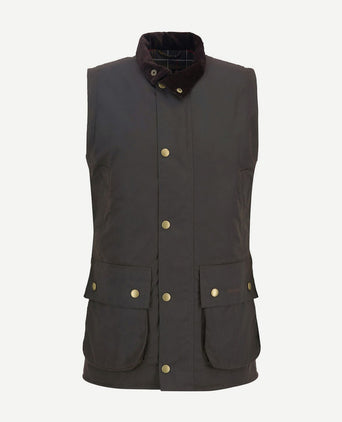 Westmoreland wax bodywarmer olijfgroen