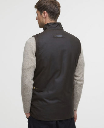 Westmoreland wax bodywarmer olijfgroen