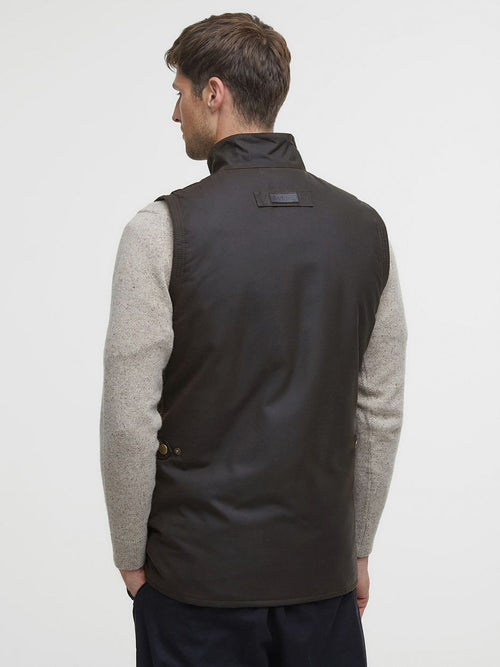 Westmoreland wax bodywarmer olijfgroen