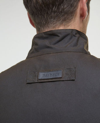 Westmoreland wax bodywarmer olijfgroen