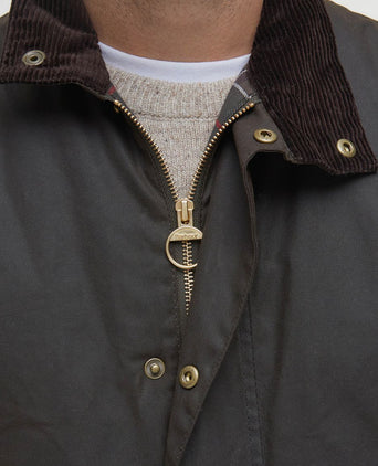 Westmoreland wax bodywarmer olijfgroen