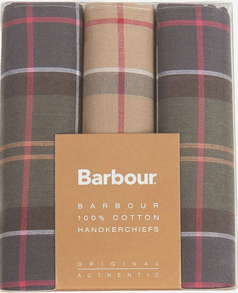 Barbour zakdoek (3-pack)