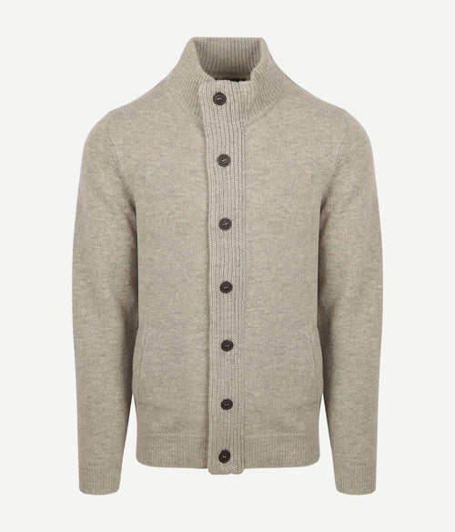 Barbour zip vest wol greige | Regular-fit