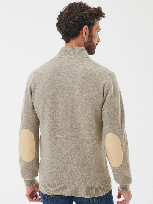 Barbour zip vest wol greige | Regular-fit