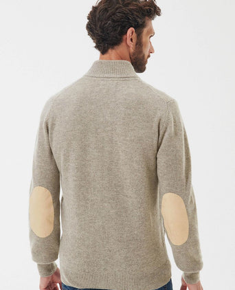 Zip vest wol greige