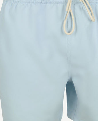 Barbour zwemshort logo lichtblauw