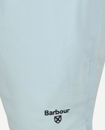 Barbour zwemshort logo lichtblauw