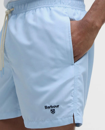 Zwemshort logo lichtblauw