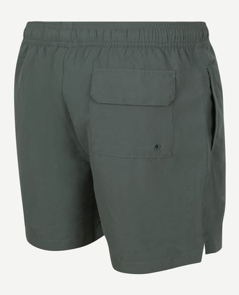 Zwemshort logo vintage teal