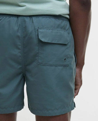 Zwemshort logo vintage teal