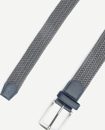 Suitable geweven riem antraciet