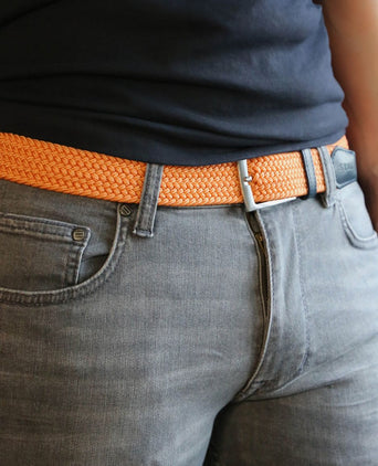 Geweven riem oranje
