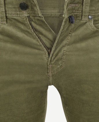 Broek Lyon corduroy olive