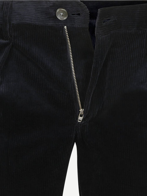 Chino corduroy donkerblauw