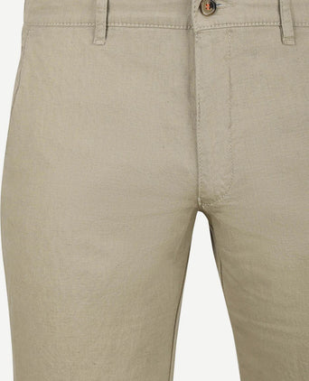 Chino Pico cotton linen kaki