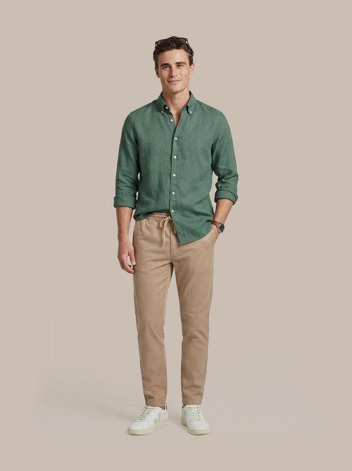 Chicago chino linen sand