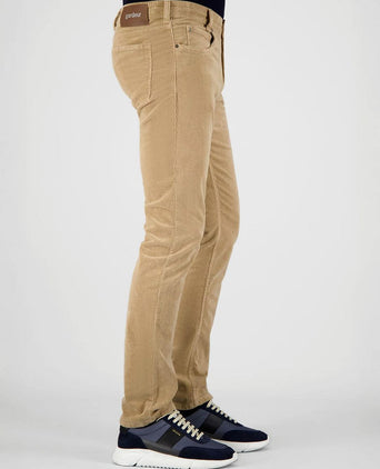 Bill broek corduroy sand