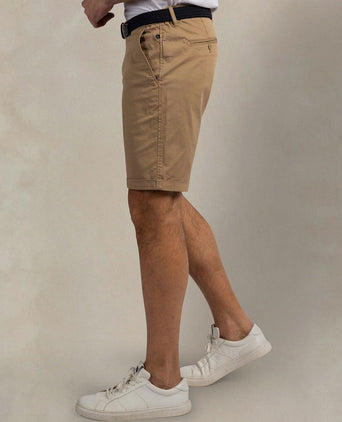 Shorts twill stretch dune beige