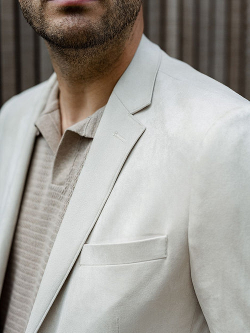 Suitable blazer pasetta ecru | Slim-fit