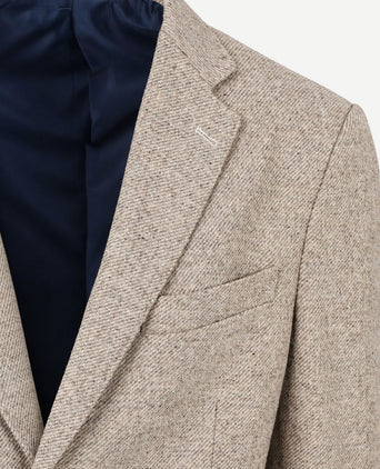 Colbert lamswol tweed beige