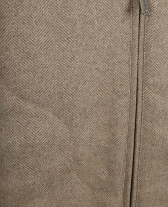 Herringbone bodywarmer sand