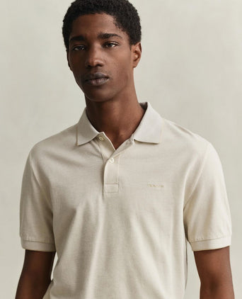 2tone piqué poloshirt ecru