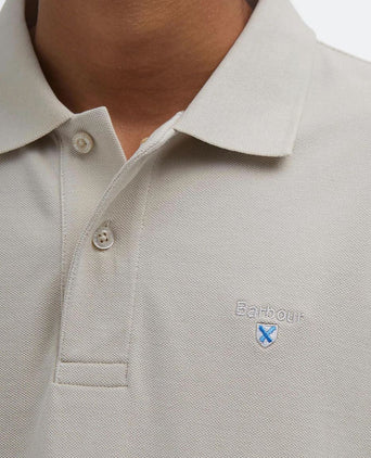 Pique polo beige