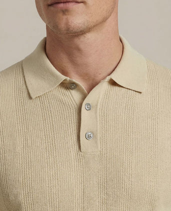 Knitted jacquard polo sand